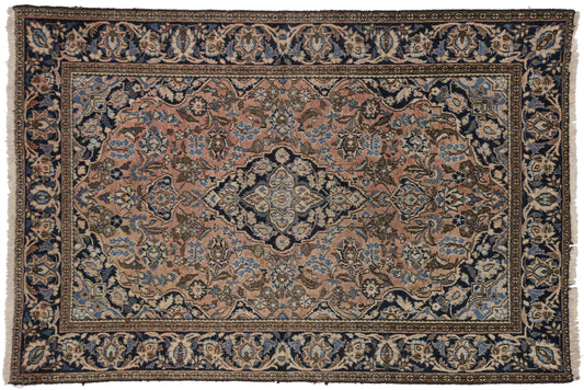 4 x 6 Vintage Kashan Rug 75221