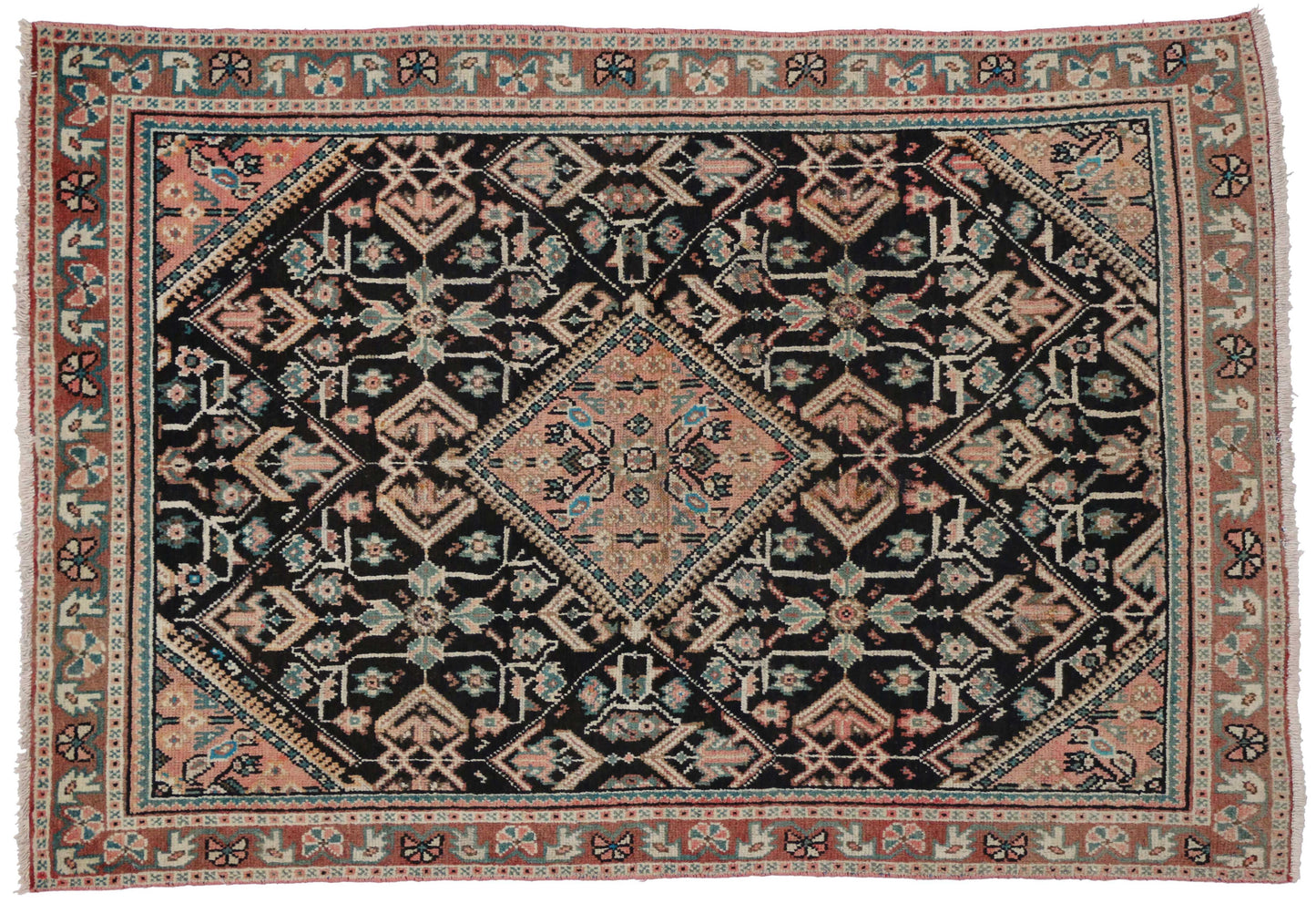 4 x 6 Vintage Mahal Rug 75227