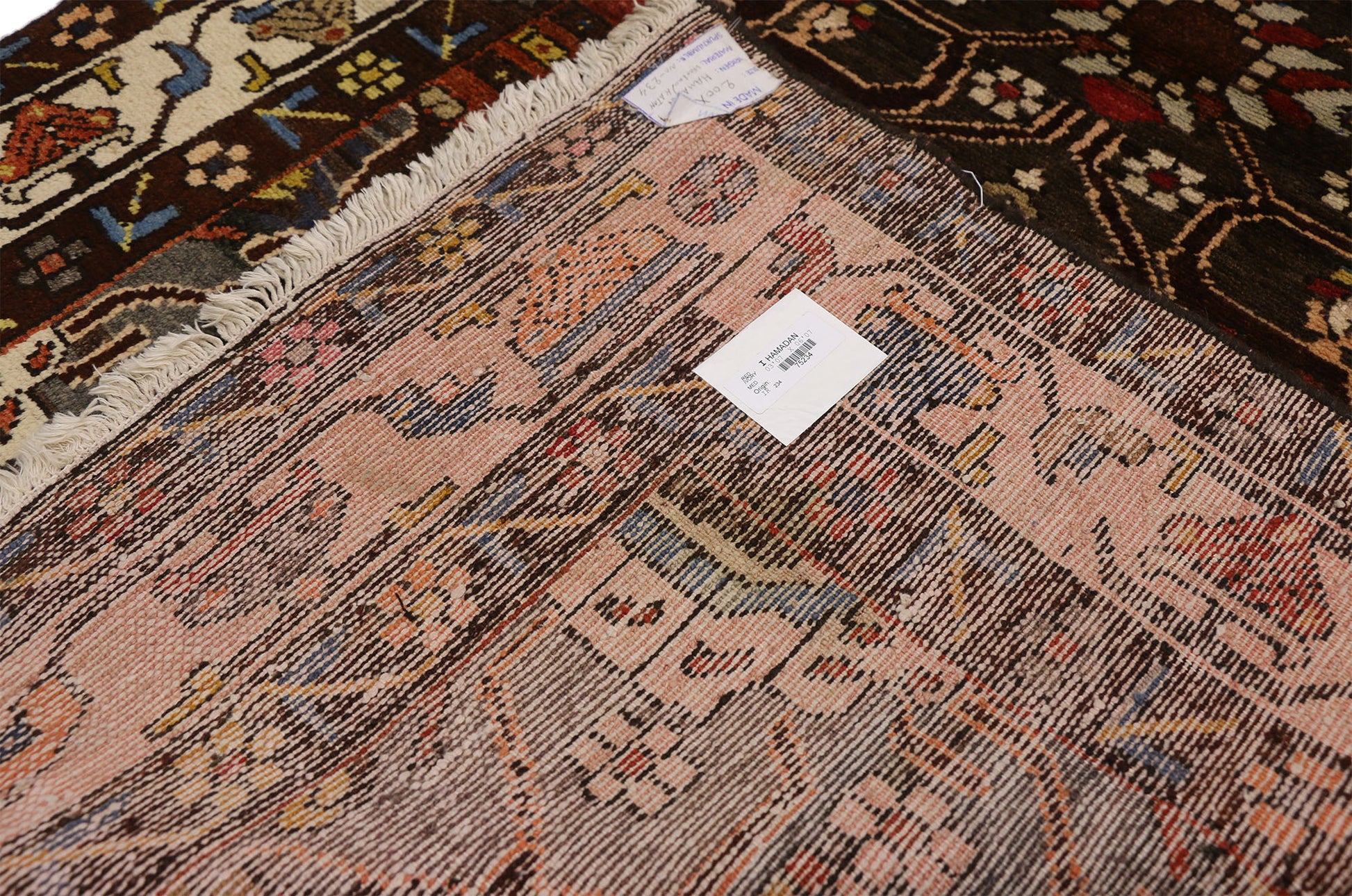 4 x 7 Vintage Persian Hamadan Rug 75234