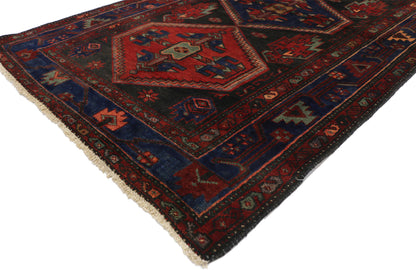 4 x 7 Vintage Persian Hamadan Rug 75237