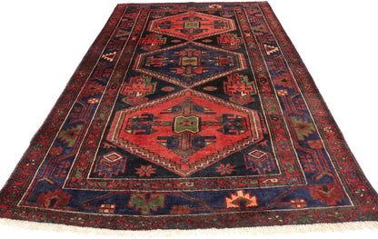 4 x 7 Vintage Hamadan Rug 75242