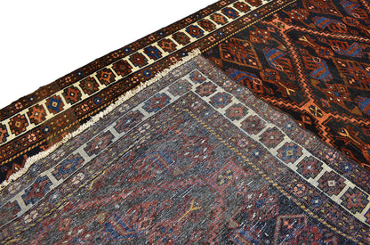 5 x 10 Vintage Persian Bakhtiari Rug 75256