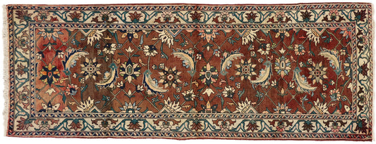 4 x 10 Vintage Persian Bakhtiari Rug 75262