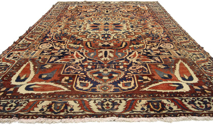 7 x 11 Vintage Persian Bakhtiari Rug 75264
