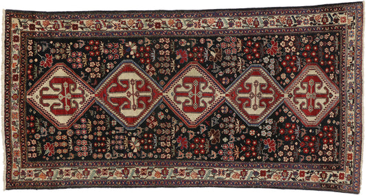 5 x 10 Antique Persian Mahal Rug 75266