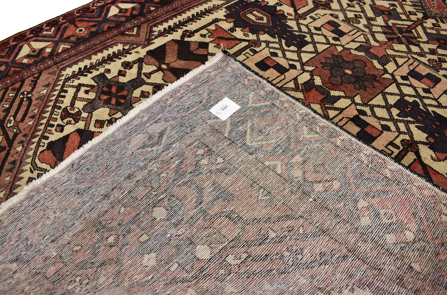 7 x 10 Antique Persian Bakhtiari Rug 75268