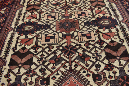 7 x 10 Antique Persian Bakhtiari Rug 75268