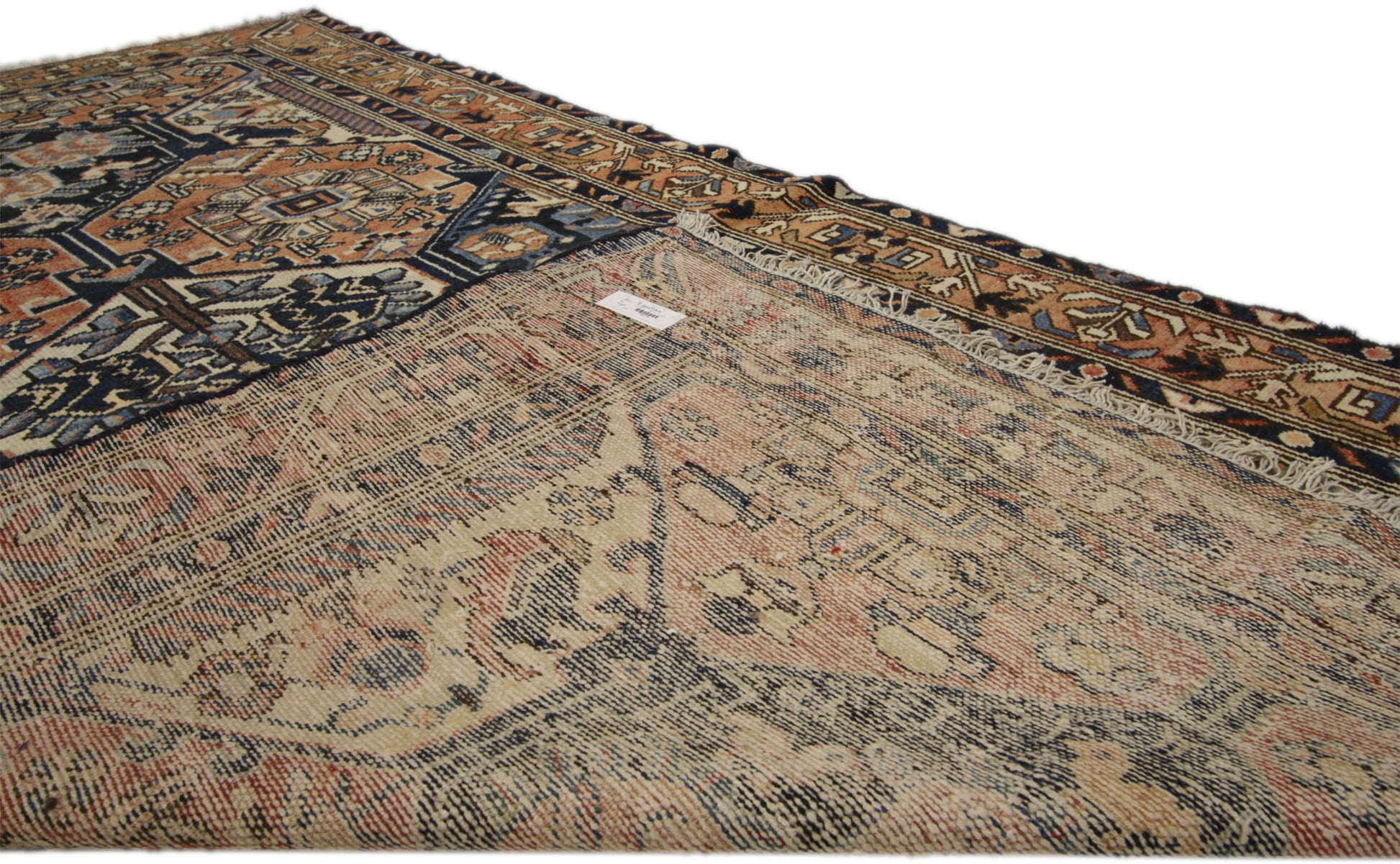4 x 7 Vintage Persian Bakhtiari Rug 75270