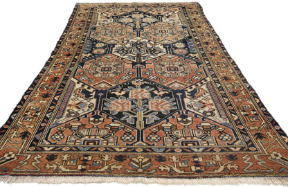 4 x 7 Vintage Persian Bakhtiari Rug 75270