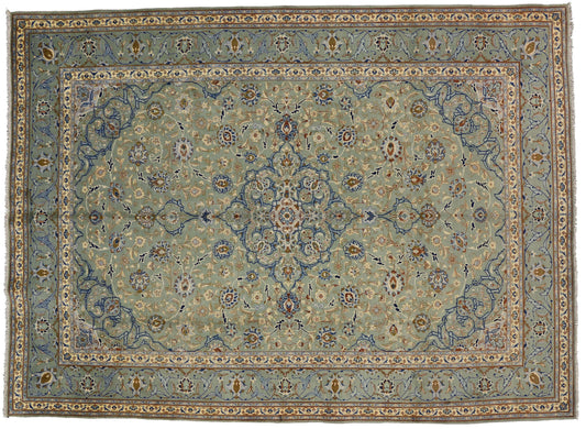 9 x 13 Vintage Isfahan Rug 75295