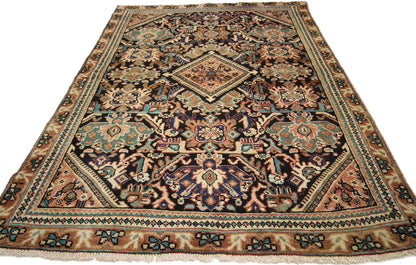 4 x 7 Vintage Persian Mahal Rug 75329