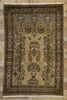 4 x 7 Vintage Persian Semnan Prayer Rug 75335
