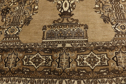 4 x 7 Vintage Persian Semnan Prayer Rug 75335