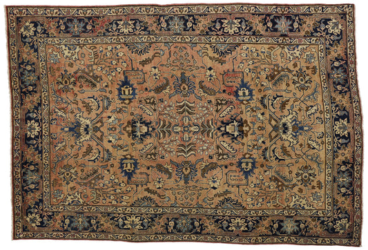 7 x 11 Vintage Tabriz Rug 75337