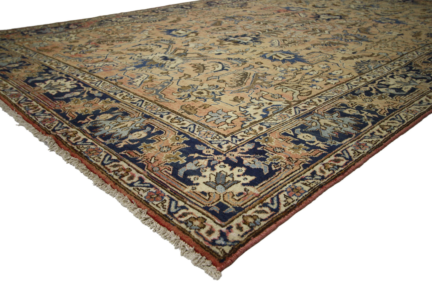 7 x 11 Vintage Tabriz Rug 75337