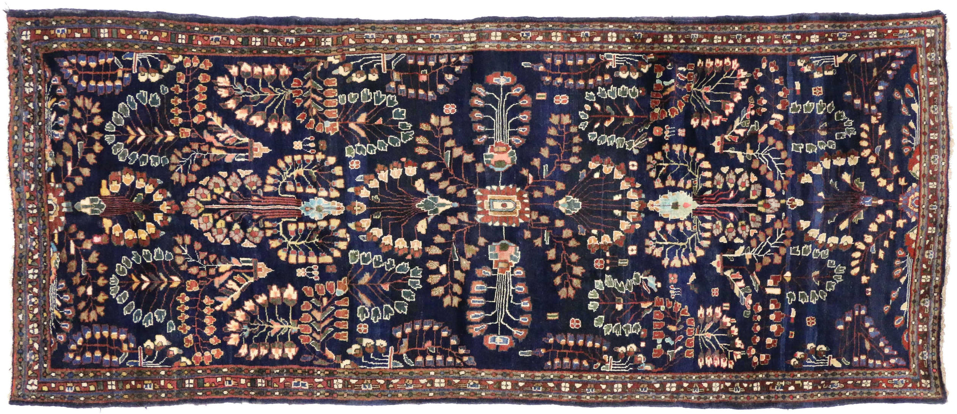 4 x 10 Antique Hamadan Rug 75340
