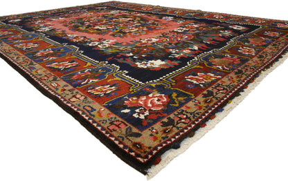 7 x 10 Antique Persian Bakhtiari Rug 75358