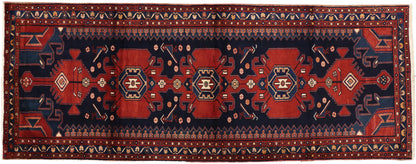 4 x 10 Antique Persian Hamadan Rug 75360