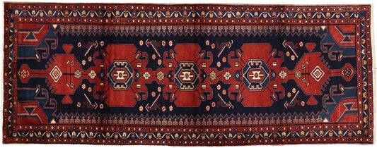 4 x 10 Antique Persian Hamadan Rug 75360