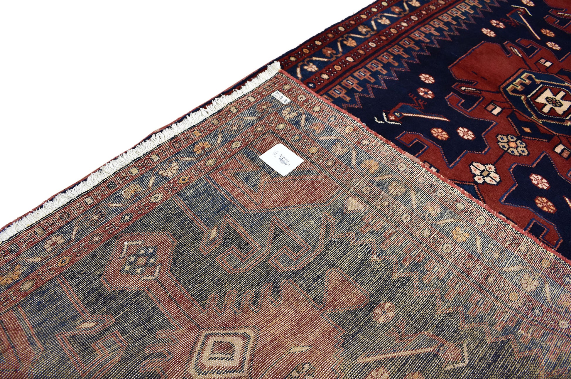 4 x 10 Antique Persian Hamadan Rug 75360