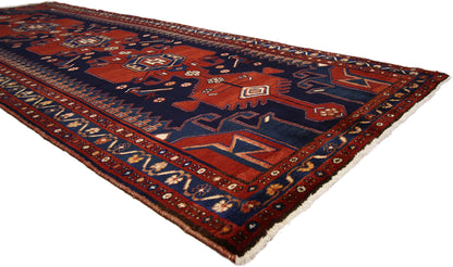 4 x 10 Antique Persian Hamadan Rug 75360