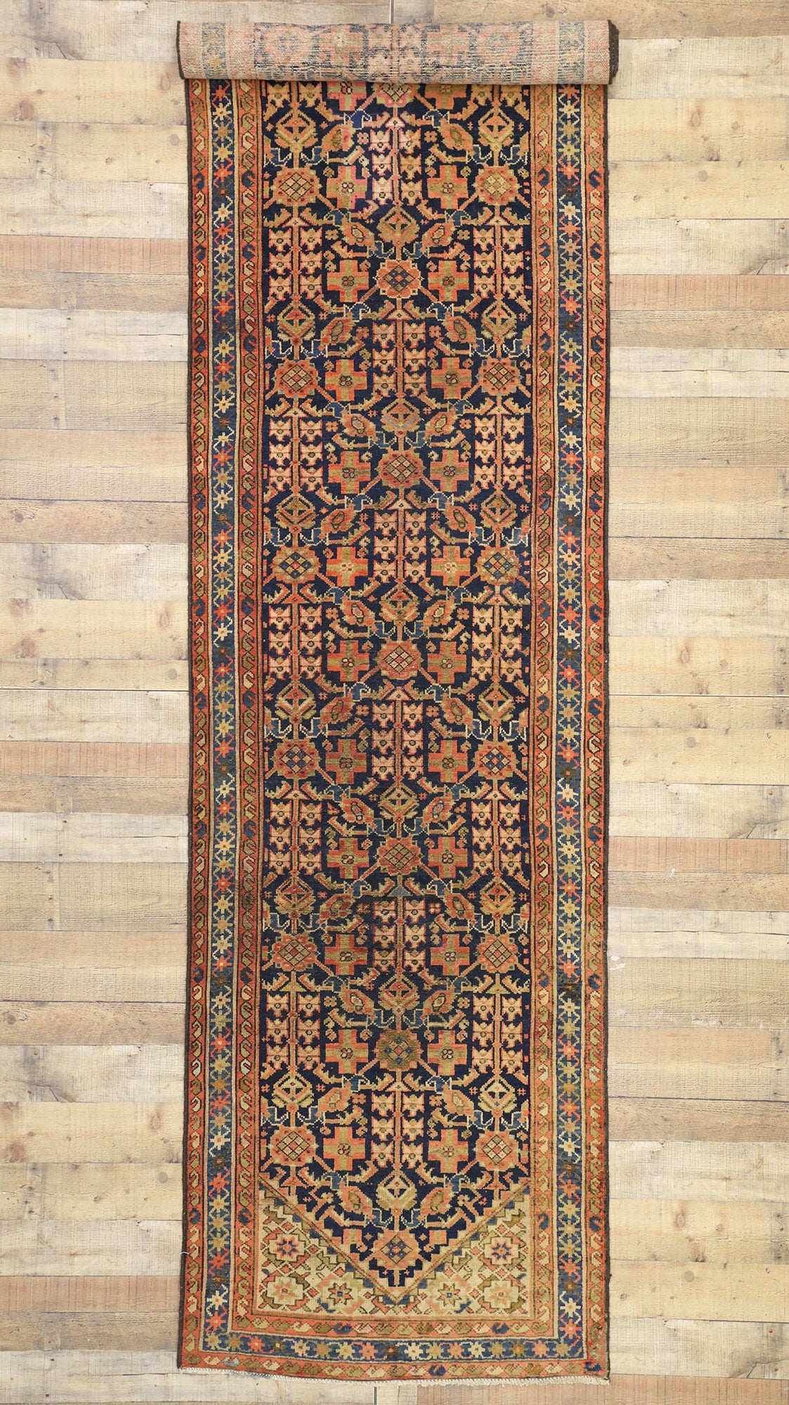 3 x 13 Antique Persian Malayer Rug 75362