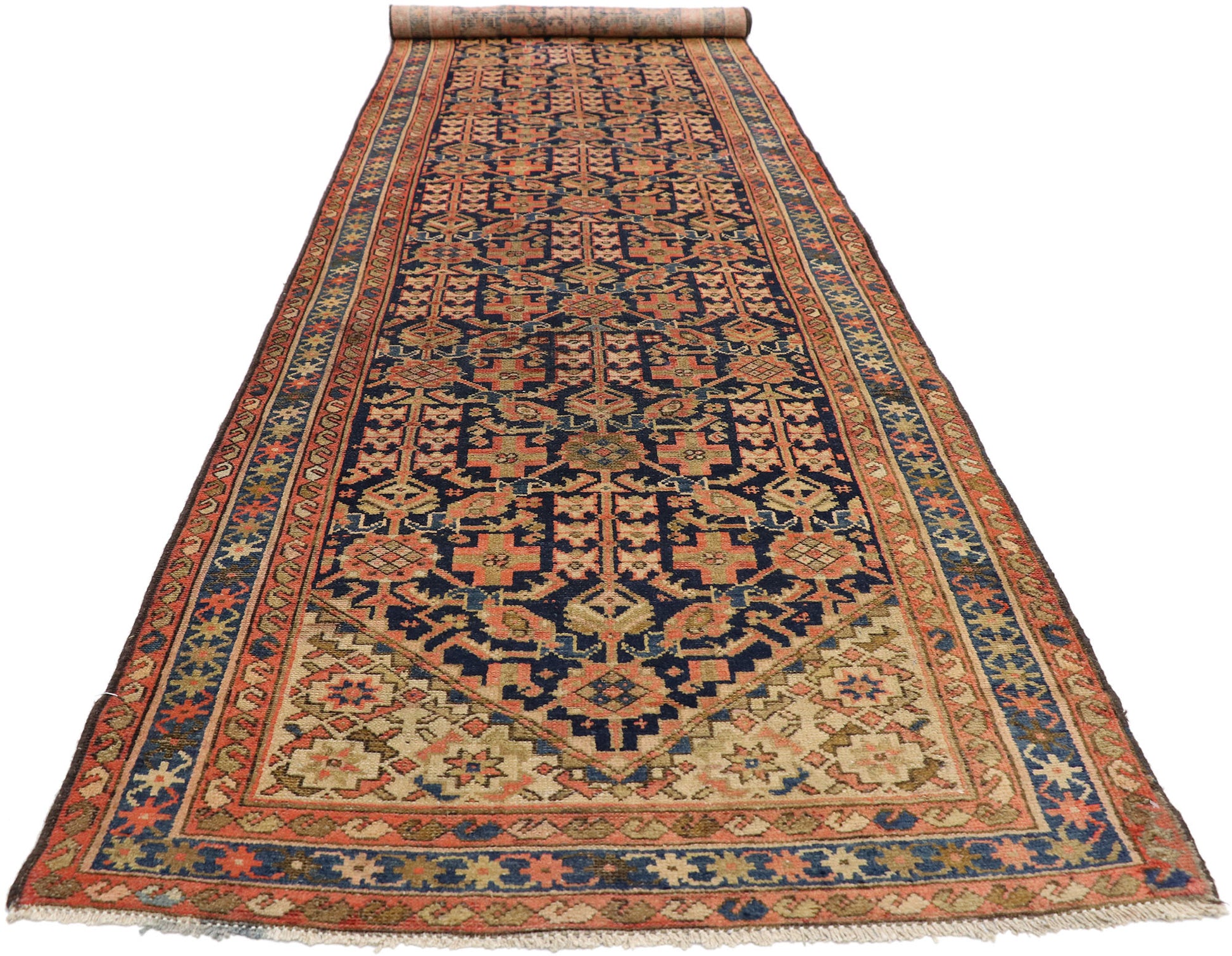 3 x 13 Antique Persian Malayer Rug 75362