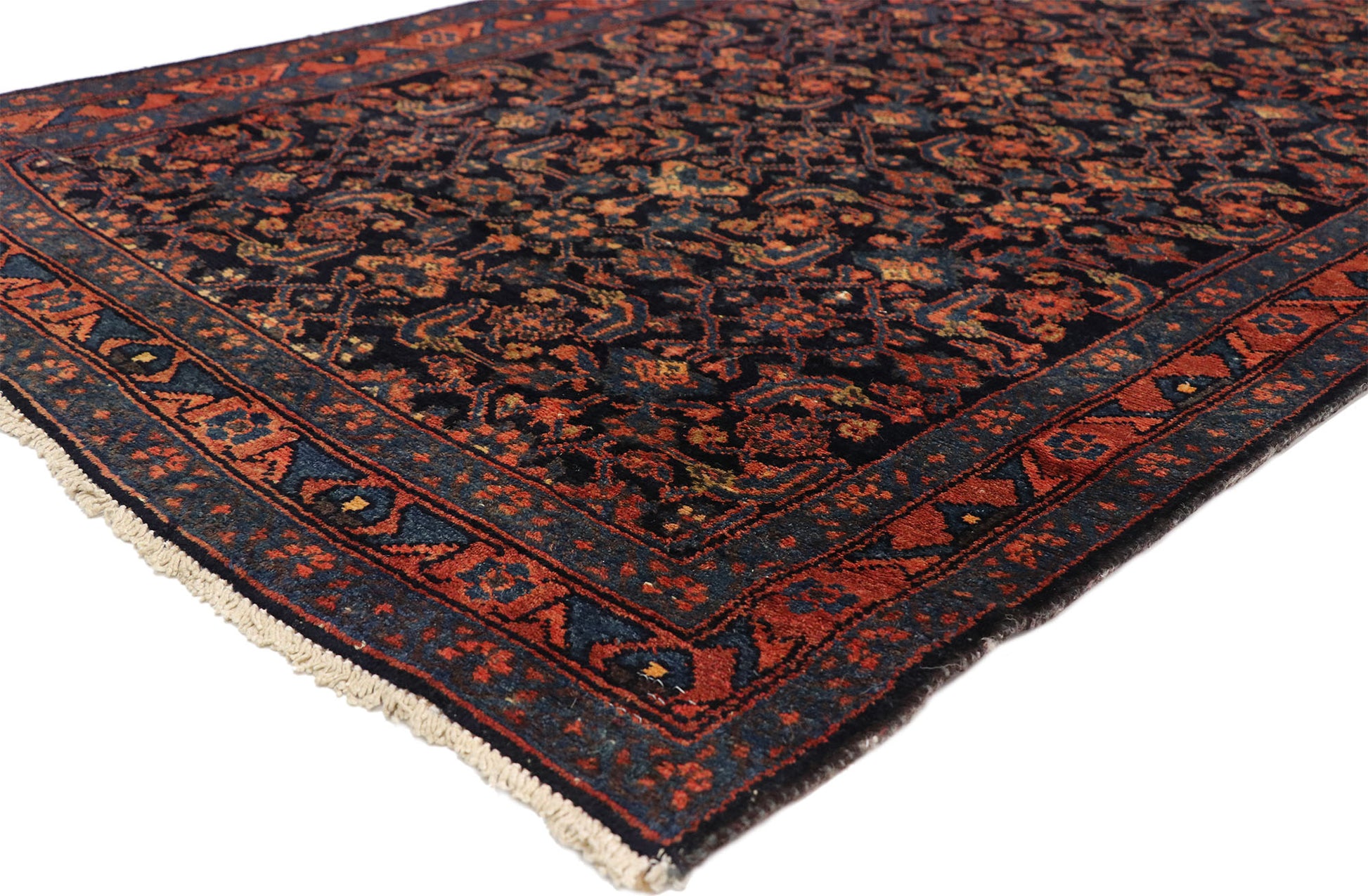 3 x 15 Antique Persian Malayer Rug 75365