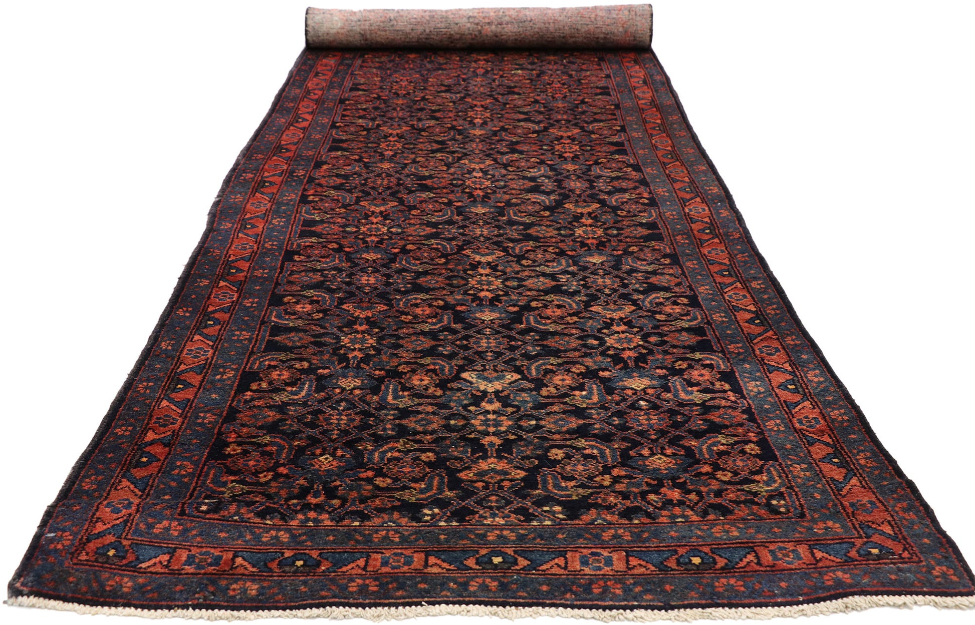 3 x 15 Antique Persian Malayer Rug 75365