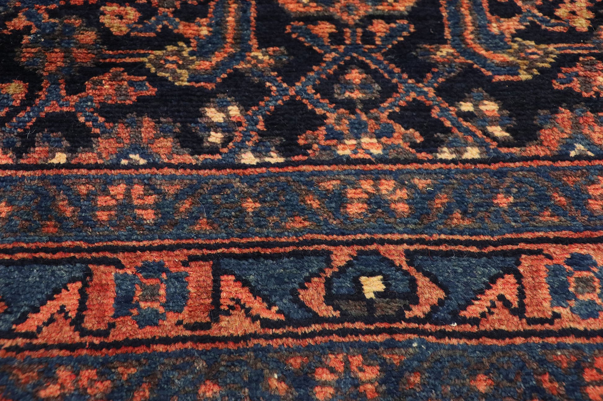 3 x 15 Antique Persian Malayer Rug 75365