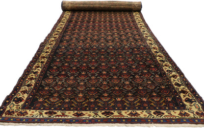 4 x 18 Antique Persian Malayer Rug 75367