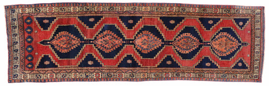 3 x 11 Vintage Persian Azerbaijan Rug 75382