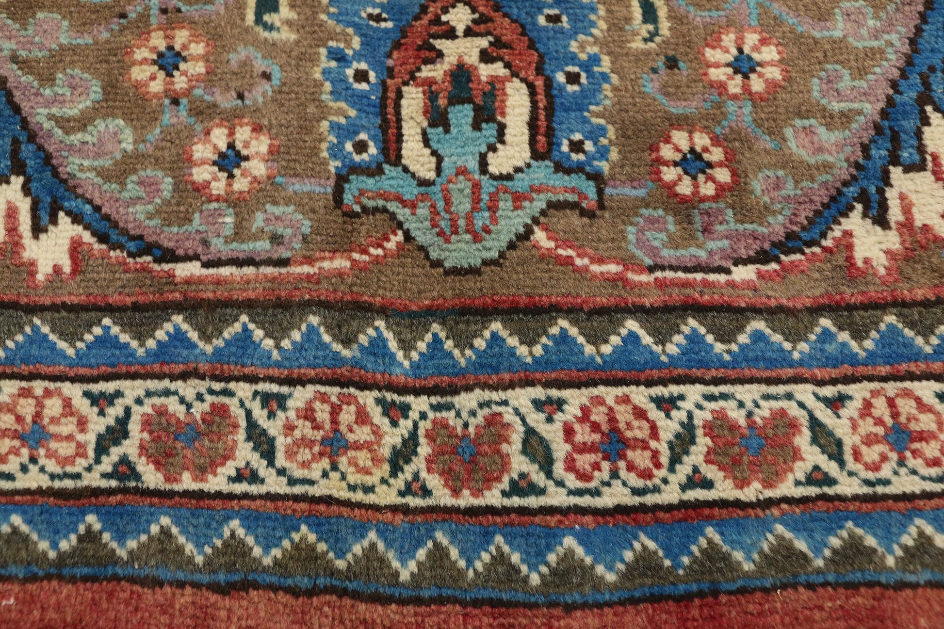 10 x 10 Vintage Tabriz Rug 75514