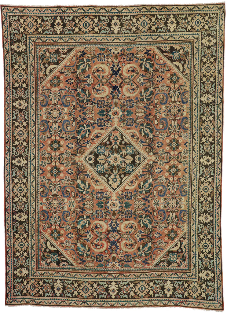 10 x 13 Vintage Mahal Rug 75539
