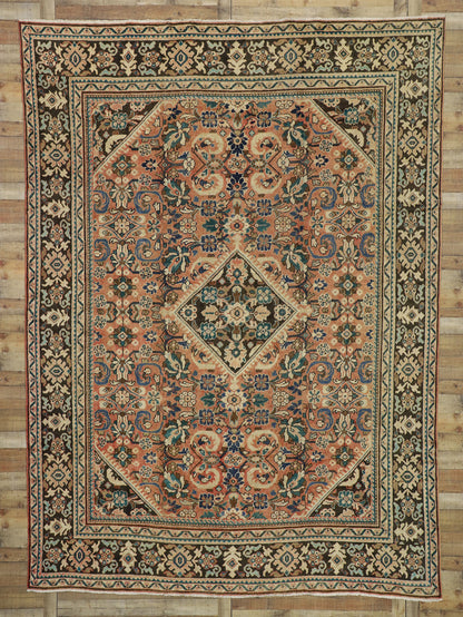 10 x 13 Vintage Mahal Rug 75539