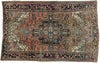 6 x 9 Vintage Persian Heriz Rug 75553