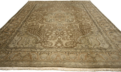6 x 9 Vintage Persian Tabriz Rug 75560