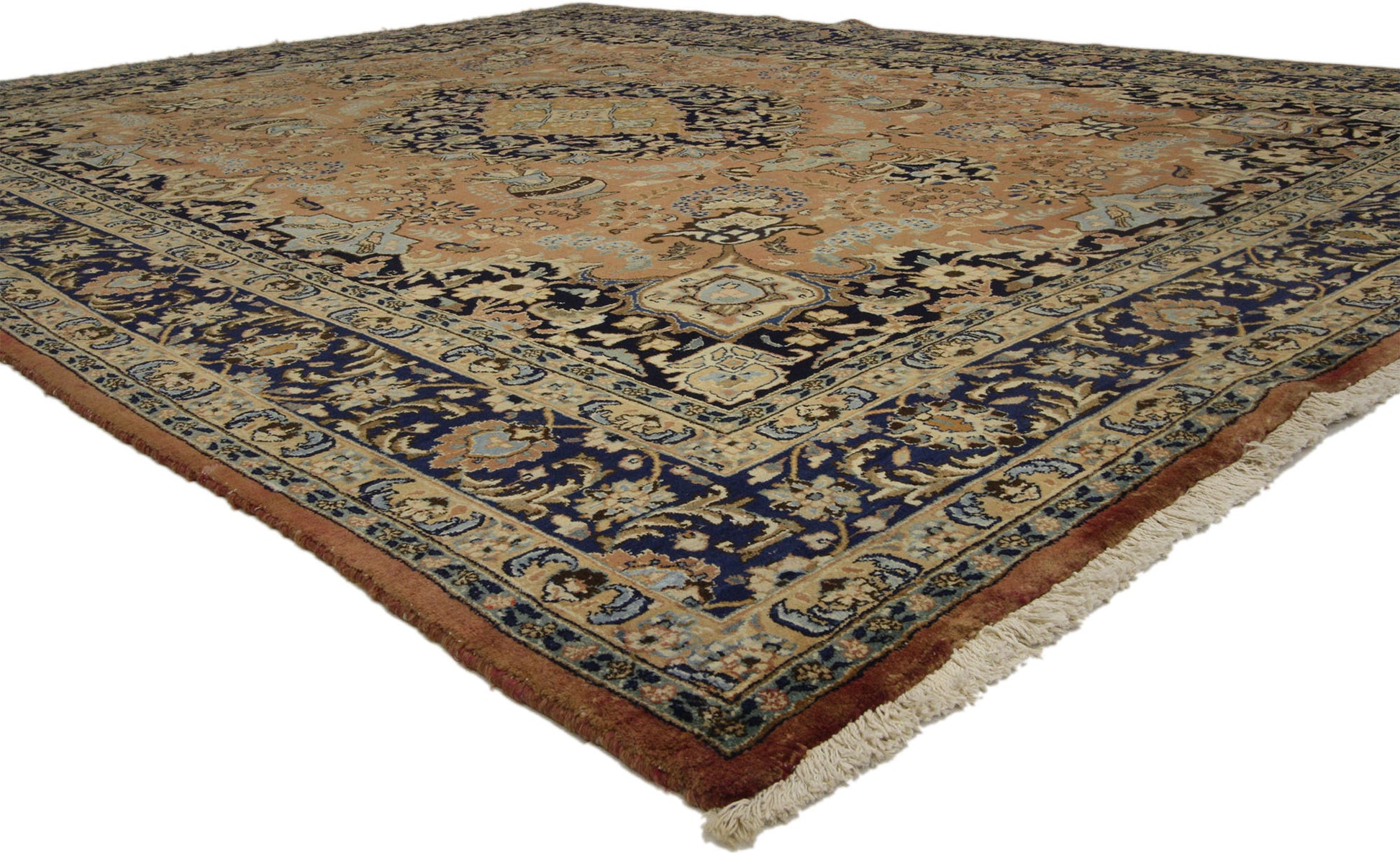 8 x 11 Vintage Mashad Rug 75584