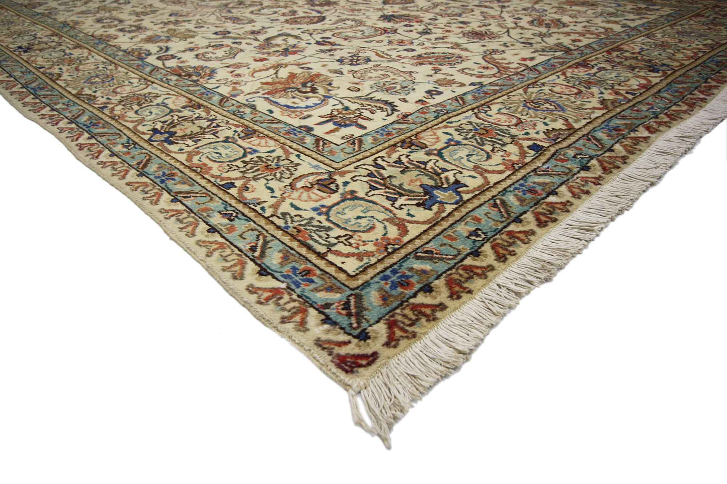 10 x 13 Vintage Persian Tabriz Rug 75588