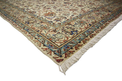 10 x 13 Vintage Persian Tabriz Rug 75588