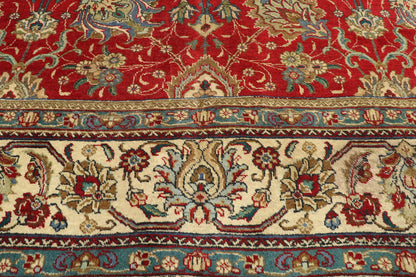 9 x 16 Vintage Persian Tabriz Rug 75593