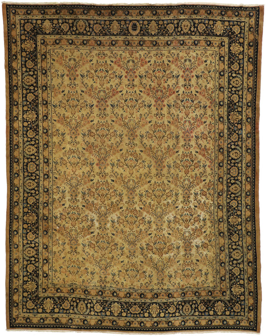 11 x 14 Antique Persian Mashhad Rug 75596