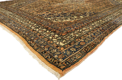11 x 14 Vintage Persian Hamadan Rug 75601