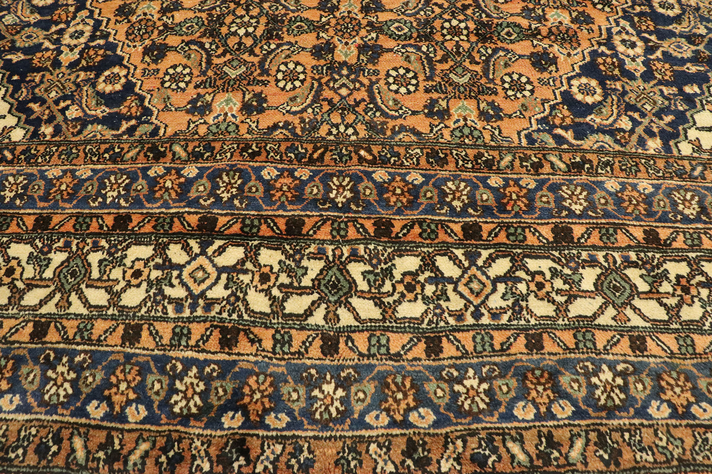 11 x 14 Vintage Persian Hamadan Rug 75601