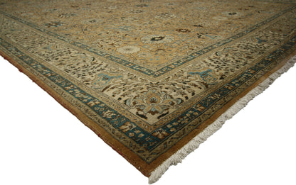 10 x 13 Vintage Persian Tabriz Rug 75603