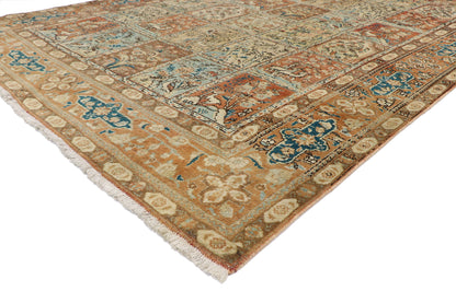 8 x 10 Vintage Persian Tabriz Rug 75605
