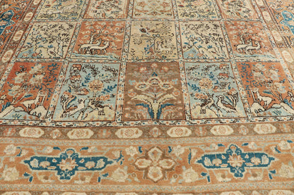 8 x 10 Vintage Persian Tabriz Rug 75605