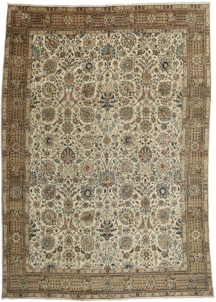 11 x 16 Vintage Persian Tabriz Rug 75613