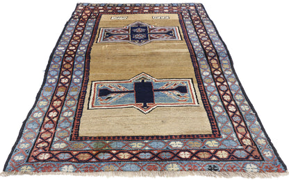 4 x 5 Antique Persian Azerbaijan Rug 75633