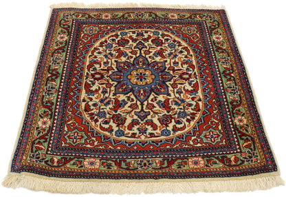 2 x 2 Vintage Persian Sarouk Rug 75657